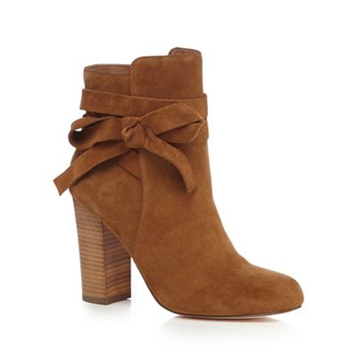 Tan 'Brandy' high ankle boots